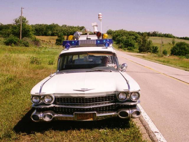 1959 Cadillac Miller-Meteor Hearse (Ecto-1)