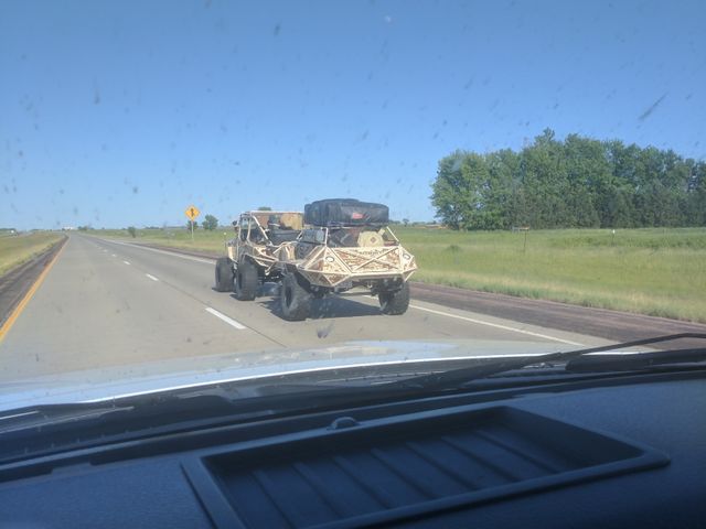 Neat truck on the interstate