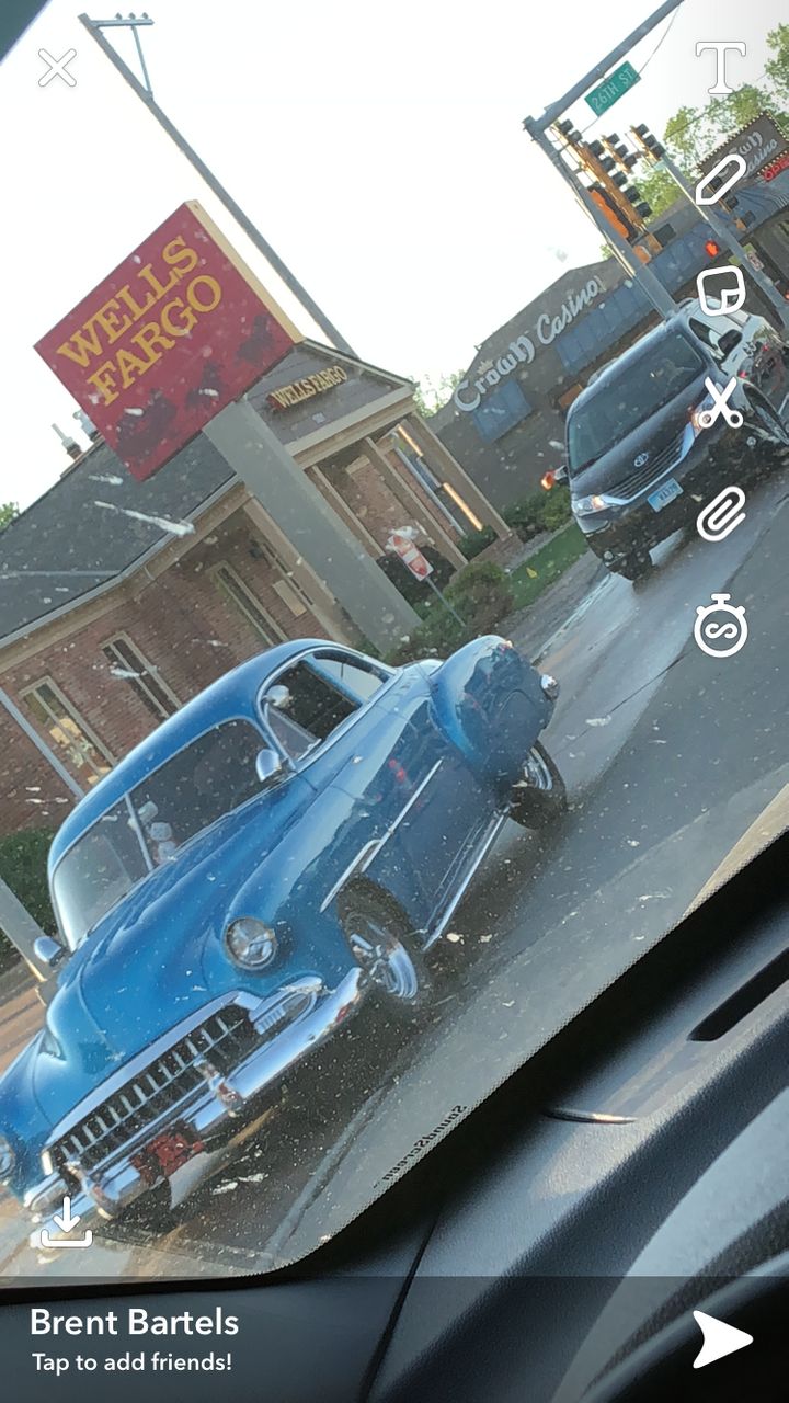 Blue car