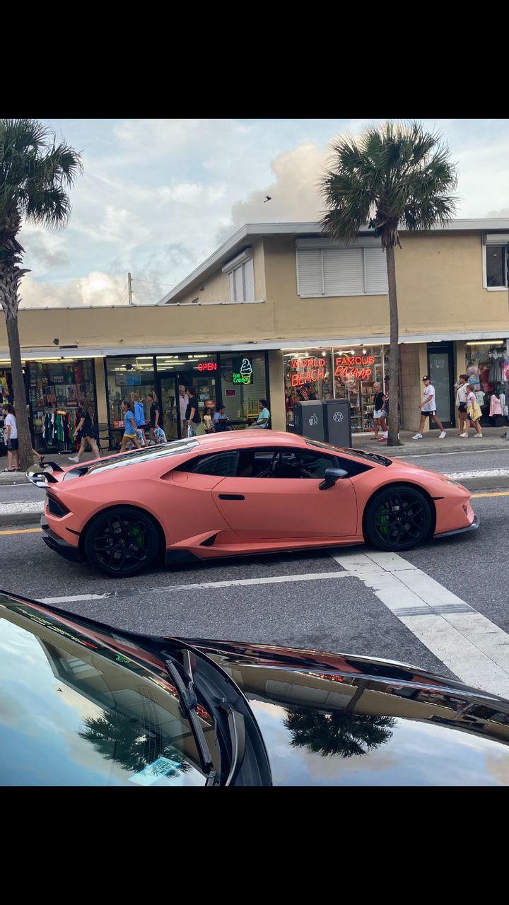 Peach Lamborghini