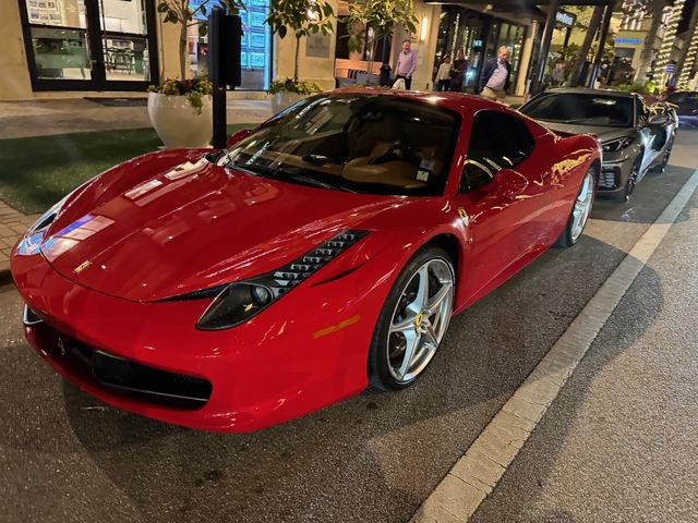 Red Ferrari 458