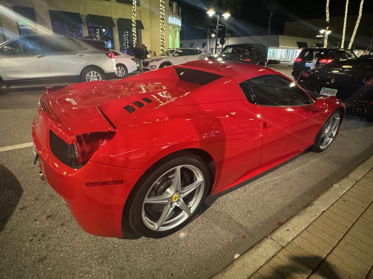 Red Ferrari 458