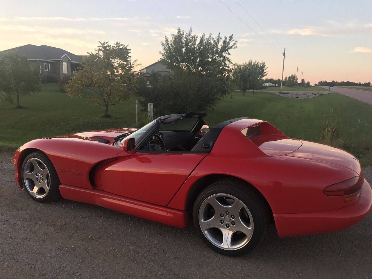 2001 Dodge Viper RT/10 | Sioux Falls, SD, Viper Red Clearcoat/Viper Red HT (Red & Orange), Rear Wheel
