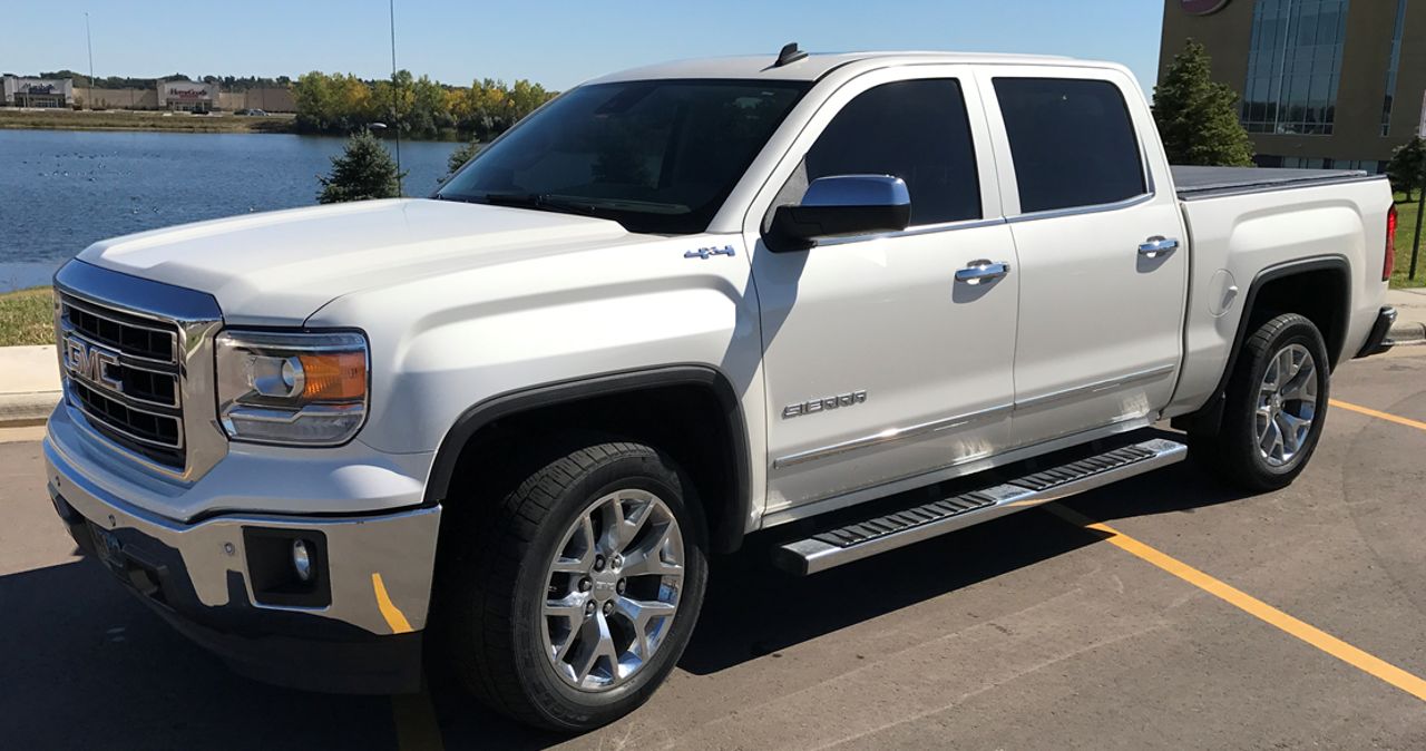 2014 GMC Sierra 1500 SLT | Sioux Falls, SD, White Diamond Tricoat (White), 4x4