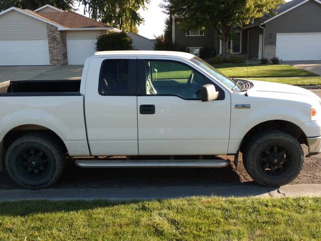2008 Ford F-150 XLT, Oxford White Clearcoat (White), 4x4