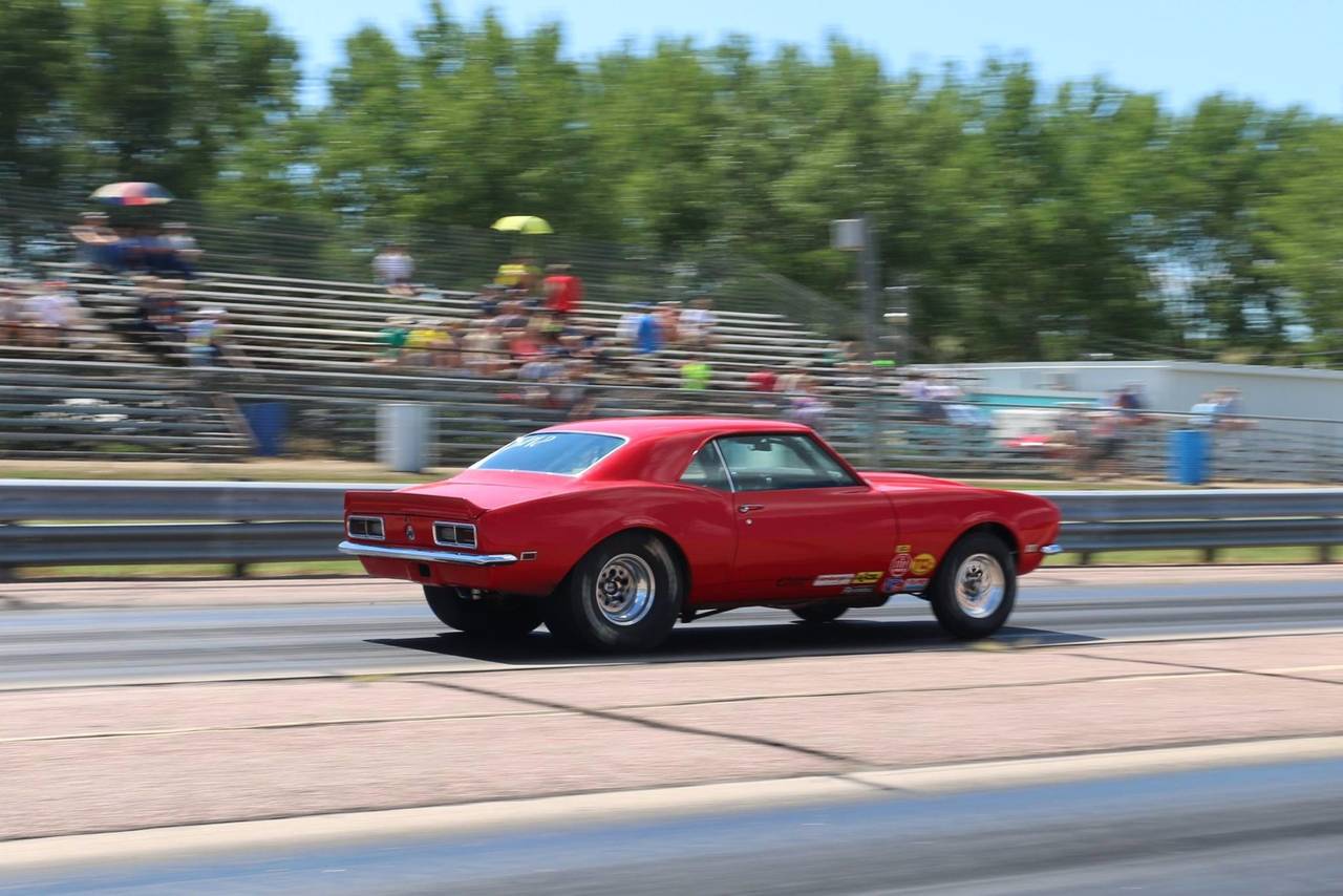 1968 Chevrolet Camaro | Worthington, MN, Red & Orange, Rear Wheel