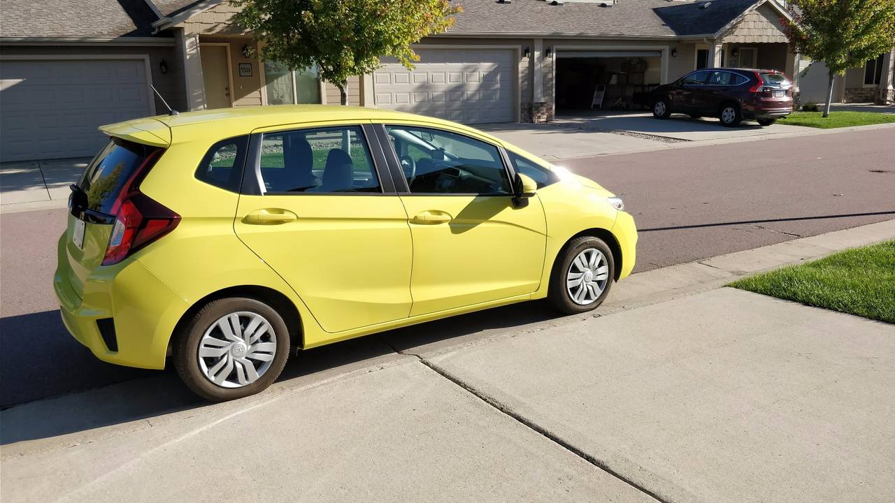 2015 Honda Fit LX | Castle Rock, CO, Mystic Yellow Pearl (Yellow), Front Wheel