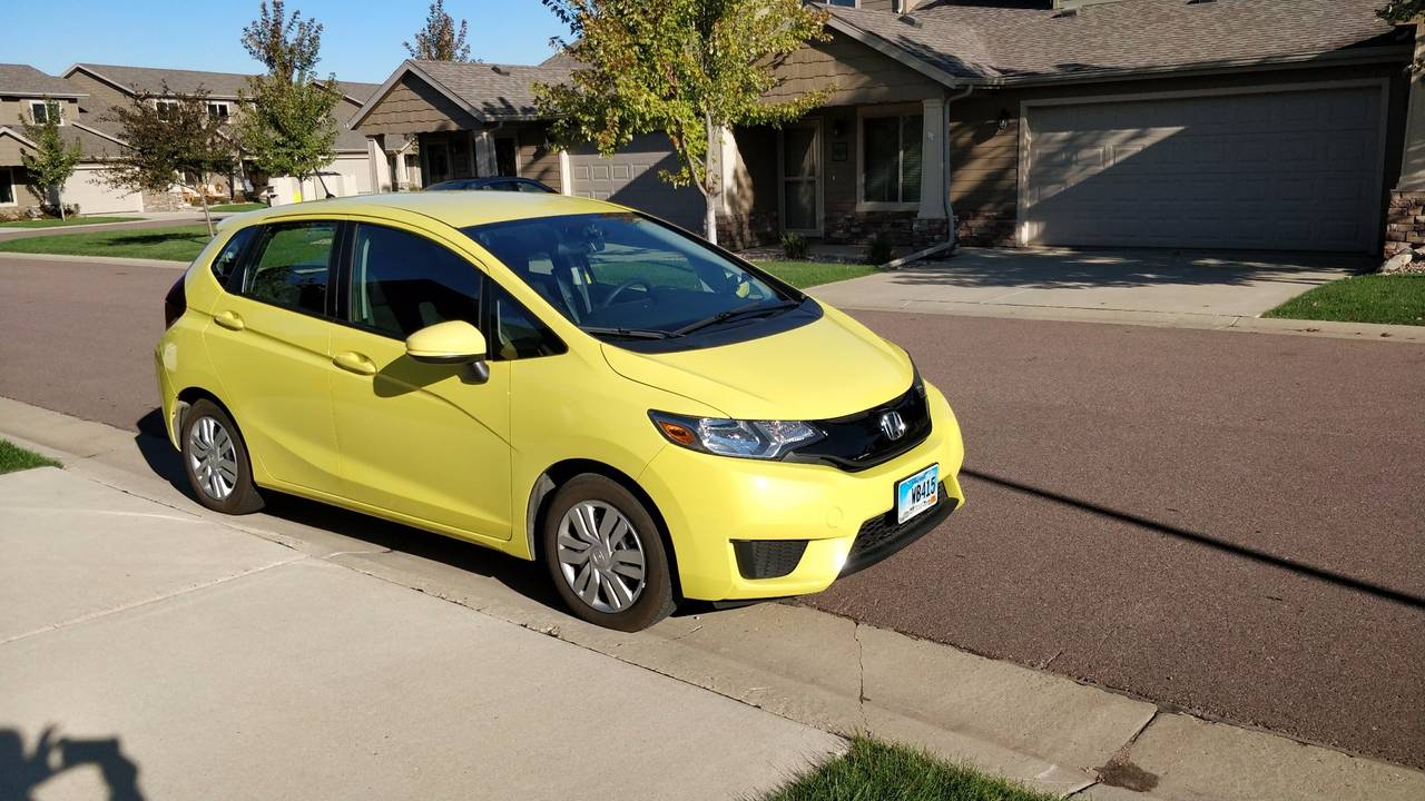 2015 Honda Fit LX | Castle Rock, CO, Mystic Yellow Pearl (Yellow), Front Wheel