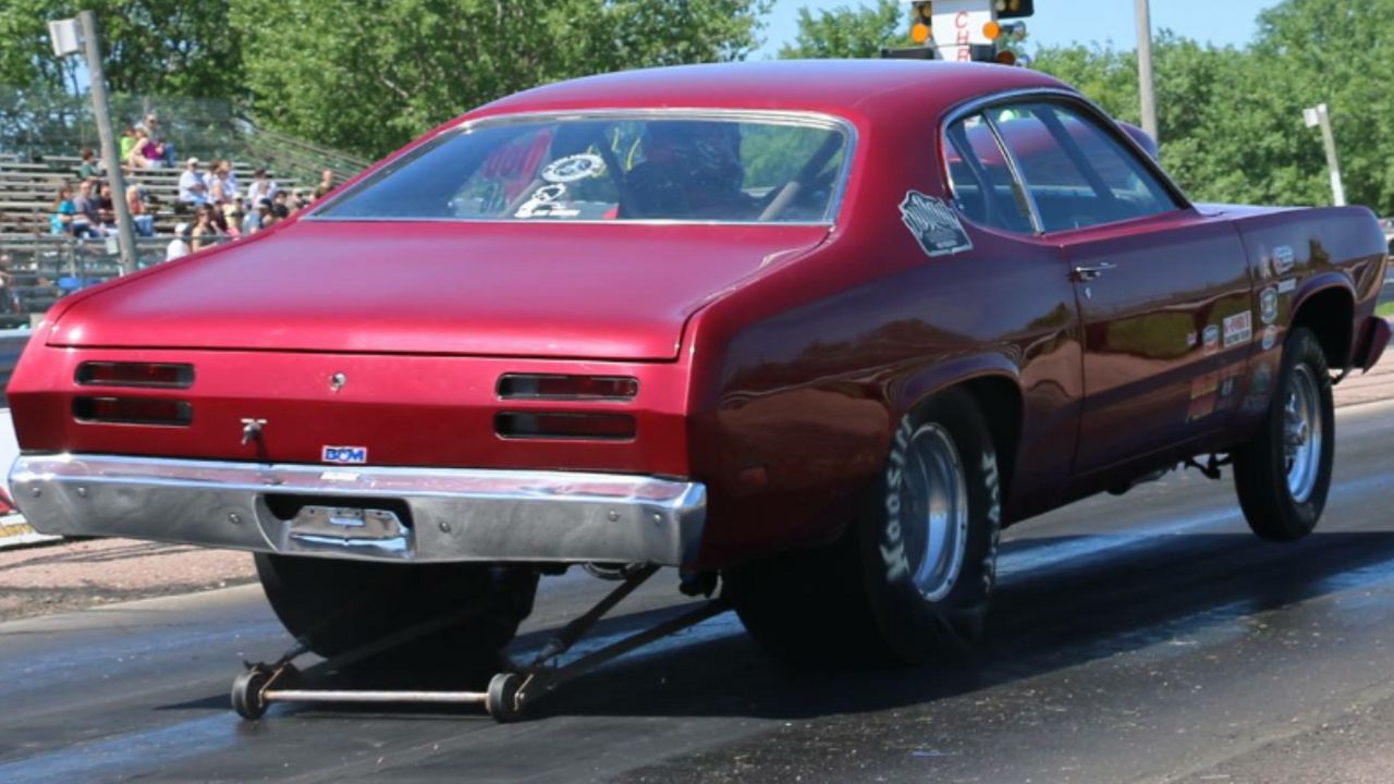 1971 Plymouth Duster | Hartford, SD, Maroon