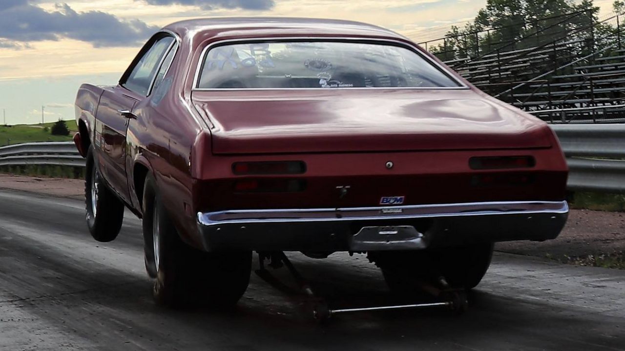 1971 Plymouth Duster | Hartford, SD, Maroon