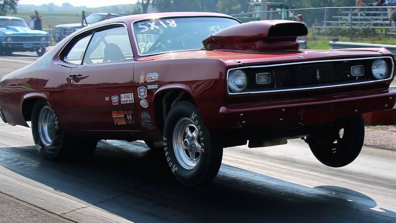 1971 Plymouth Duster | Hartford, SD, Maroon