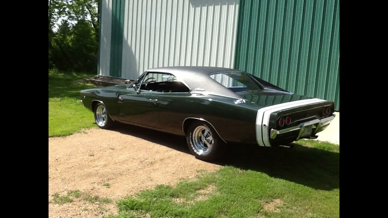 1968 Dodge Charger | Hartford, SD, Dark Green, Rear Wheel