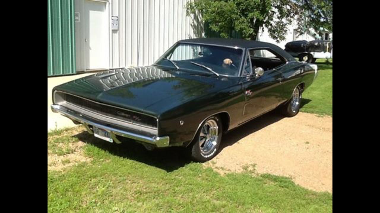 1968 Dodge Charger | Hartford, SD, Dark Green, Rear Wheel