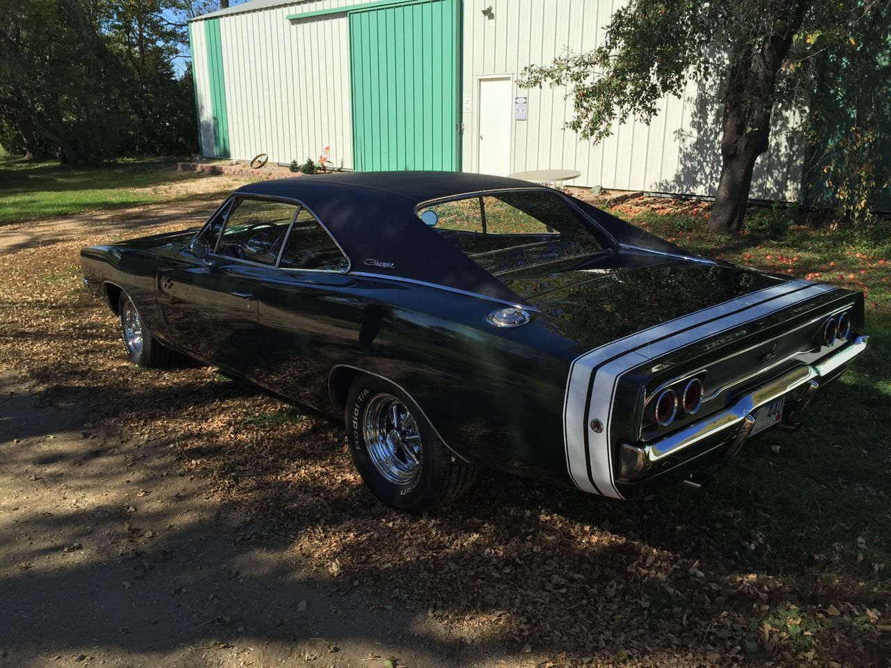 1968 Dodge Charger | Hartford, SD, Dark Green, Rear Wheel