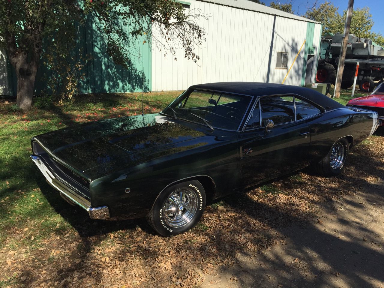 1968 Dodge Charger | Hartford, SD, Dark Green, Rear Wheel