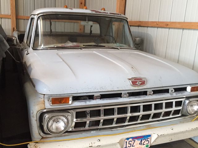 1965 Ford F-100, Light Blue, 4x2