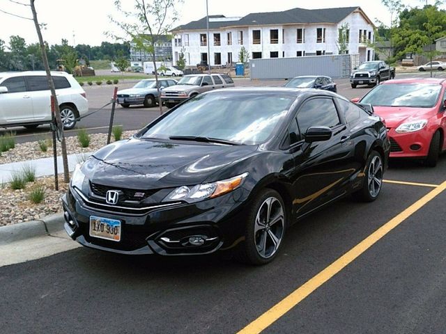 2015 Honda Civic Si, Crystal Black Pearl (Black), Front Wheel