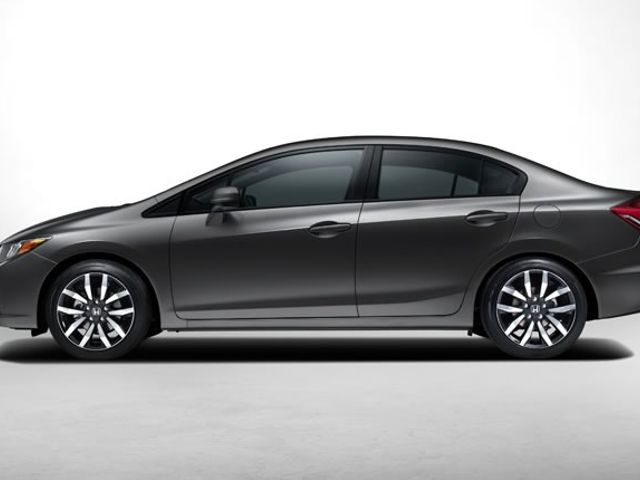 2015 Honda Civic, Urban Titanium Metallic (Gray), Front Wheel