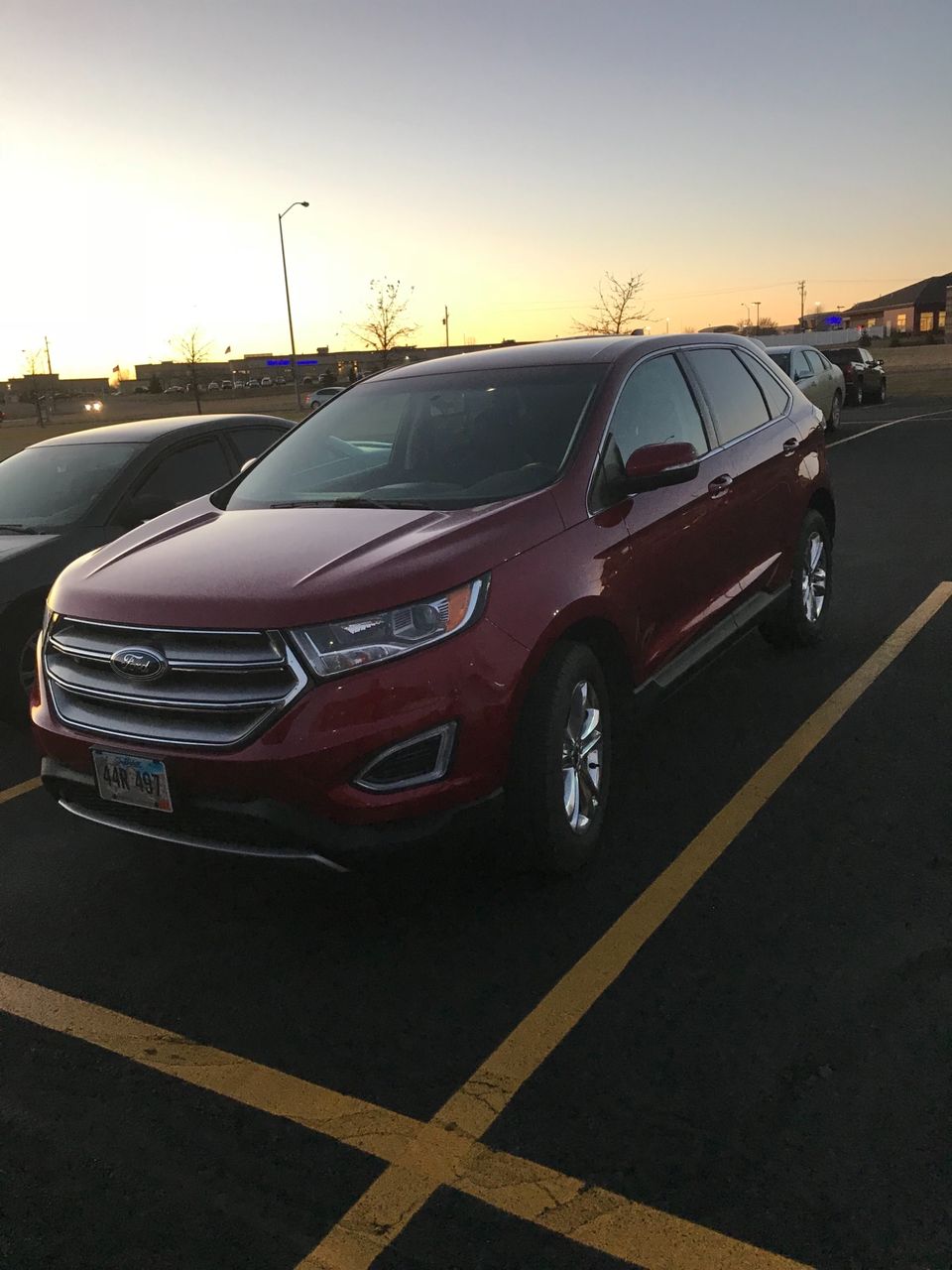 2017 Ford Edge SEL | Sioux Falls, SD, Ruby Red Metallic Tinted Clearcoat (Red & Orange), All Wheel