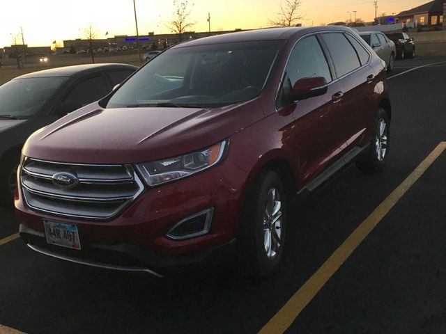 2017 Ford Edge SEL, Ruby Red Metallic Tinted Clearcoat (Red & Orange), All Wheel