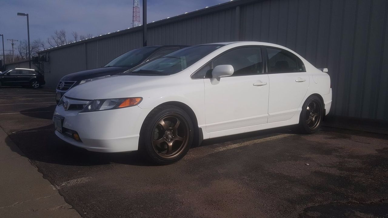 2007 Honda Civic Si w/Summer Tires | Sioux Falls, SD, Taffeta White (White), Front Wheel