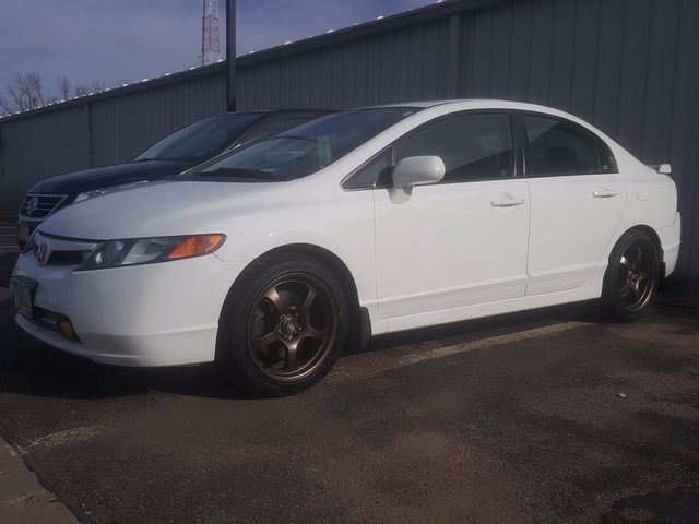 2007 Honda Civic Si w/Summer Tires, Taffeta White (White), Front Wheel