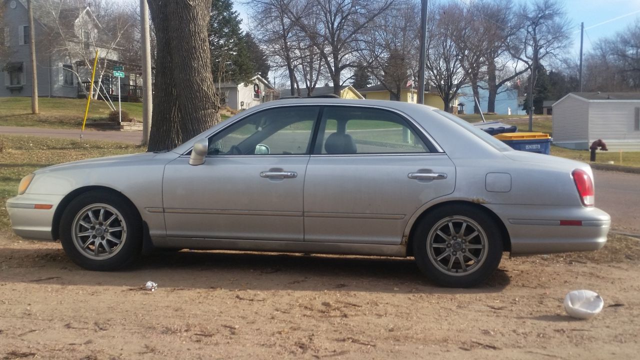 2002 Hyundai XG350 L | Baltic, SD, Titanium (Silver), Front Wheel