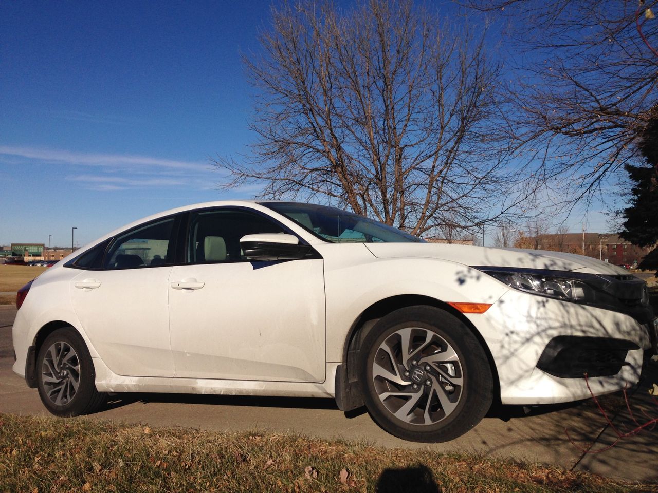 2016 Honda Civic | Sioux Falls, SD, White Orchid Pearl (White), Front Wheel