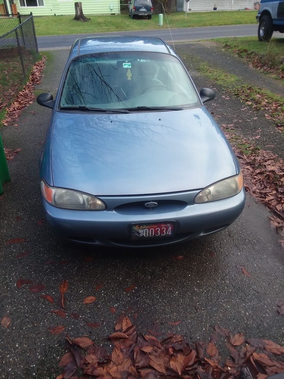 1999 Ford Escort SE | Bremerton, WA, Graphite Blue Clearcoat Metallic (Blue), Front Wheel