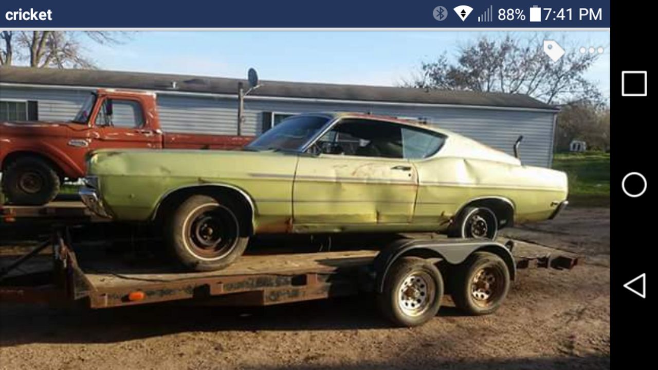 1968 Ford Torino | Sioux Falls, SD, Light Green, Rear Wheel