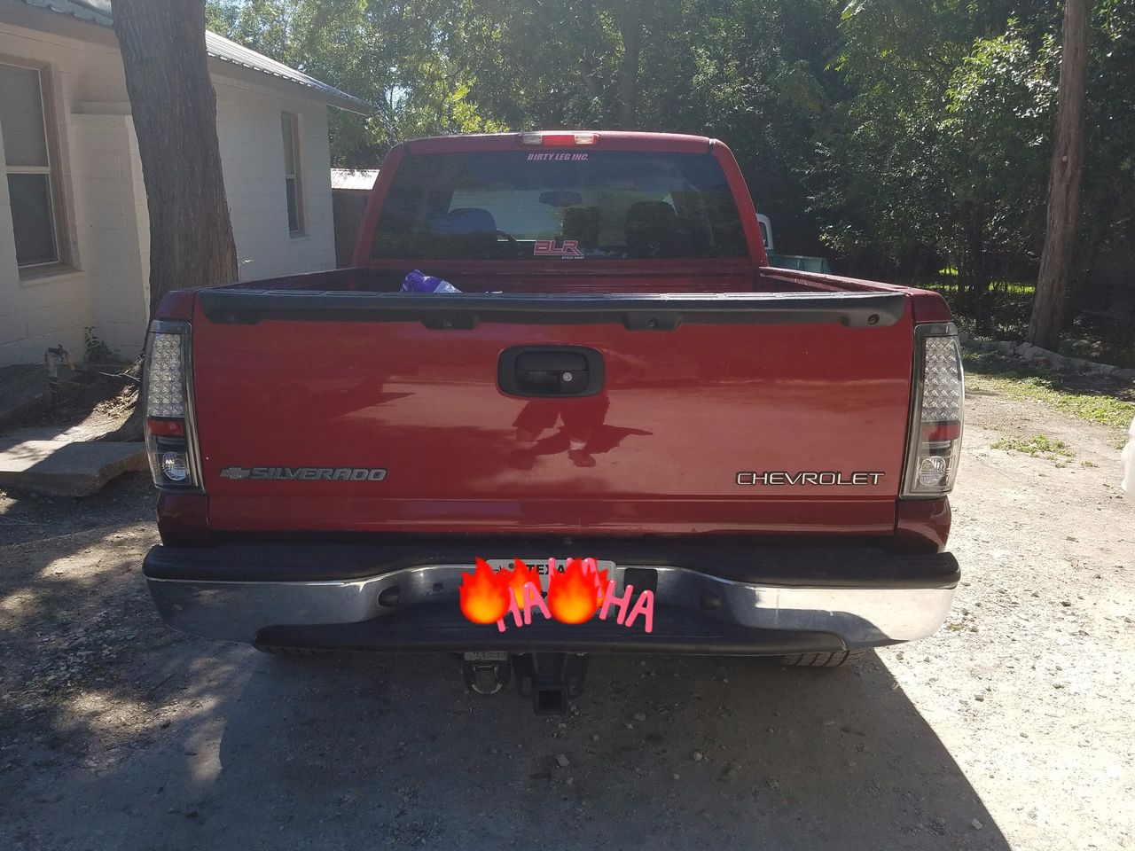 2004 Chevrolet Silverado 1500 Base | Ingram, TX, Victory Red (Red & Orange), Rear Wheel