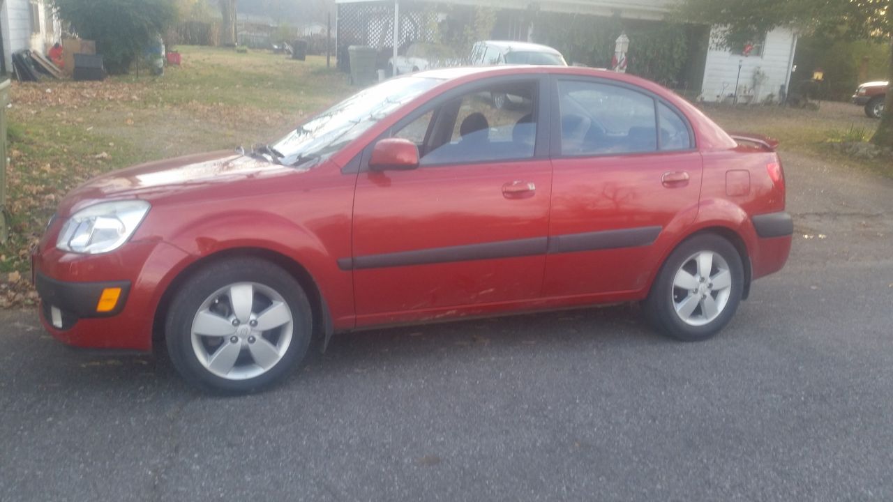 2008 Kia Rio | Five Points, TN, Tropical Red (Red & Orange), Front Wheel