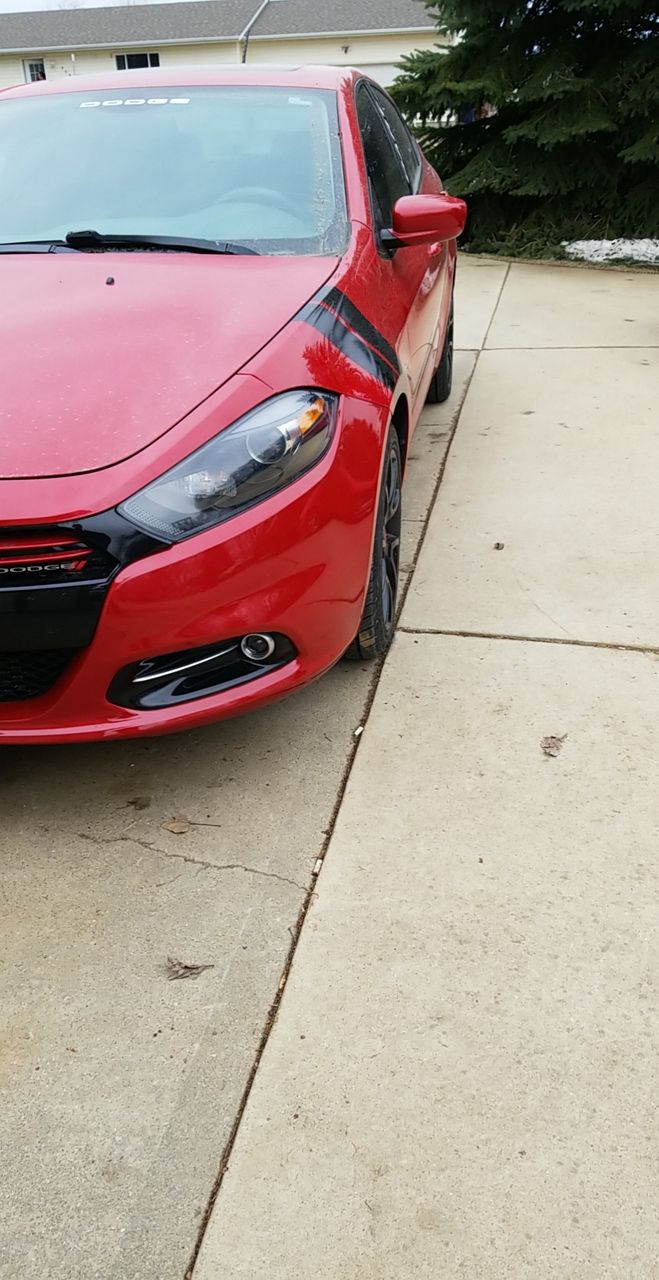 2013 Dodge Dart Rallye | Crooks, SD, Redline 2 Coat Pearl (Red & Orange), Front Wheel