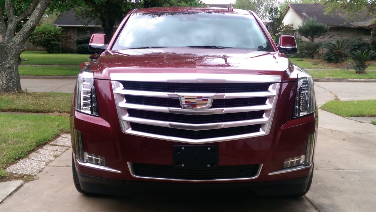 2016 Cadillac Escalade Luxury Collection | Missouri City, TX, Red Passion Tintcoat (Red & Orange), Rear Wheel