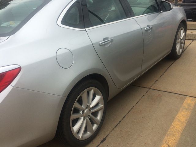 2014 Buick Verano, Quicksilver Metallic (Silver), Front Wheel