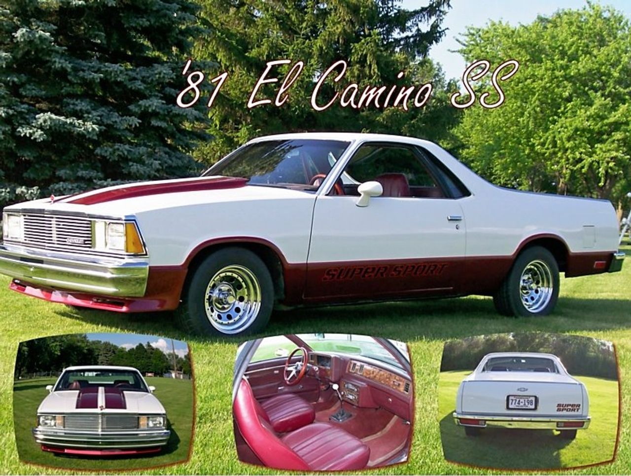 1981 Chevrolet El Camino SS | Sioux Falls, SD, White, Rear Wheel