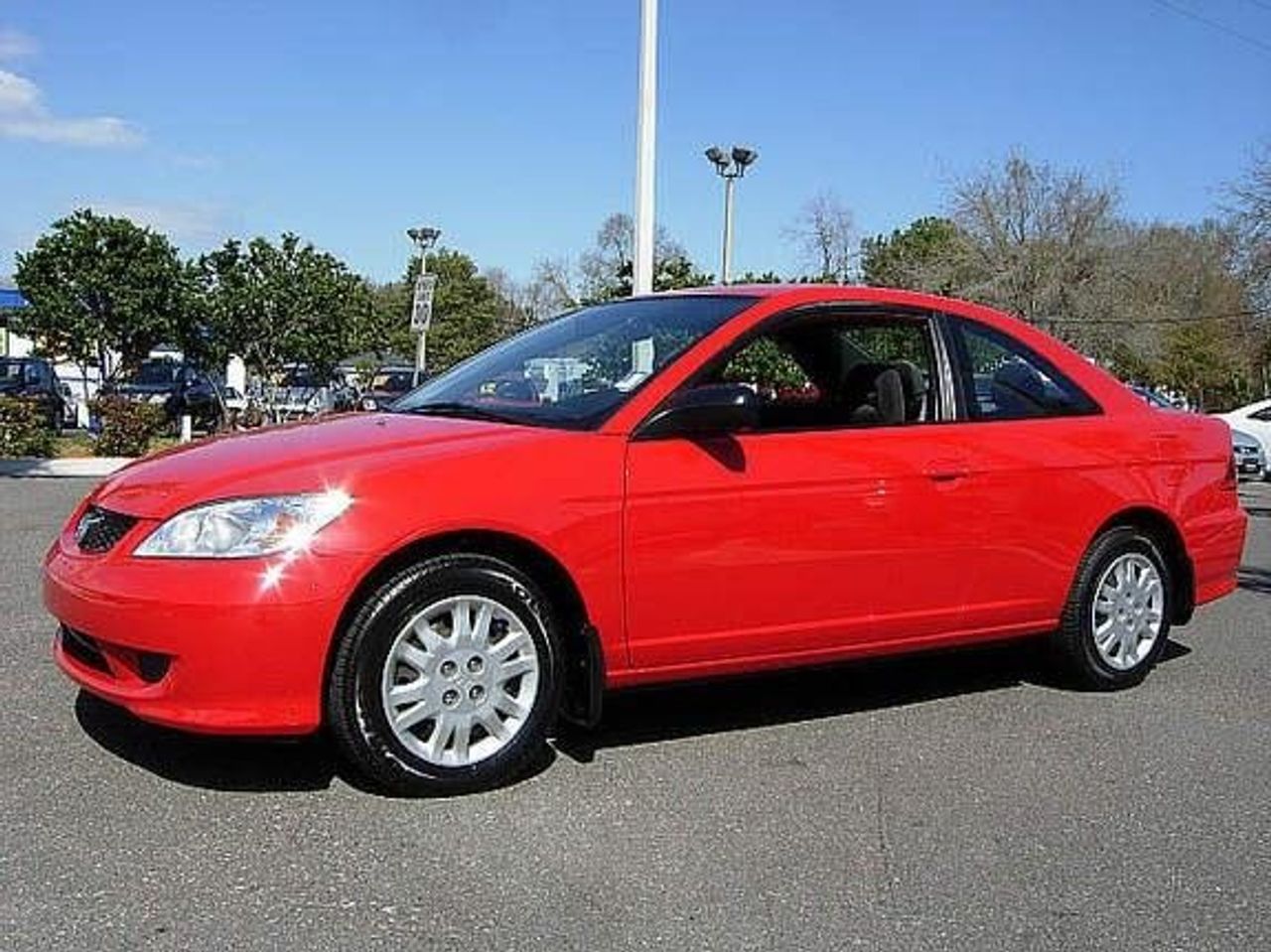 2004 Honda Civic Value Package | Sioux Falls, SD, Rallye Red (Red & Orange), Front Wheel
