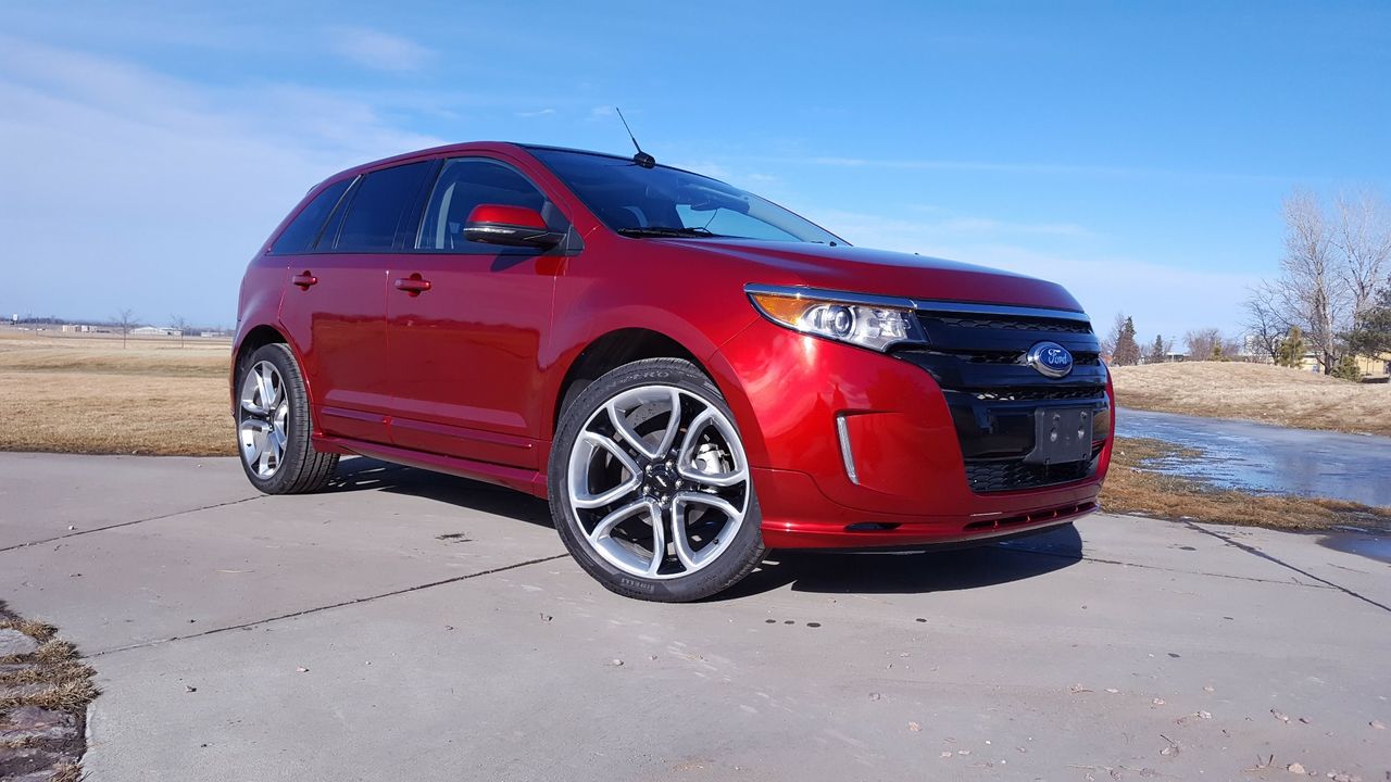 2014 Ford Edge Sport | Sioux Falls, SD, Ruby Red Metallic Tinted Clearcoat (Red & Orange), All Wheel