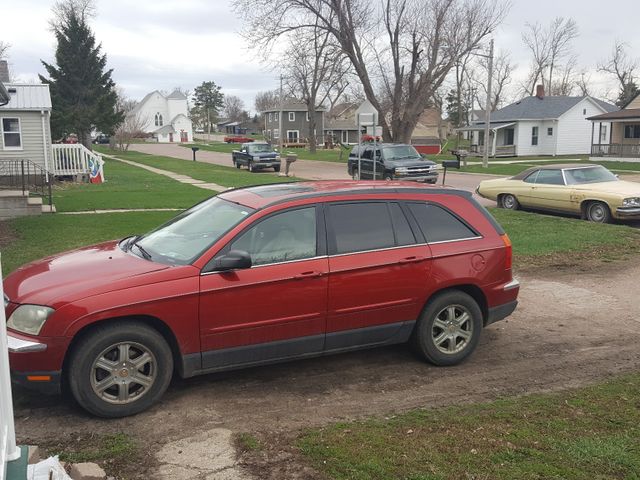 2004 Chrysler Pacifica Base, Inferno Red Tinted Pearlcoat (Red & Orange), All Wheel