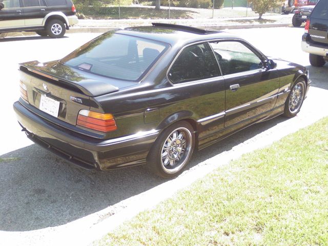1996 BMW M3 Base, Jet Black (Black), Rear Wheel