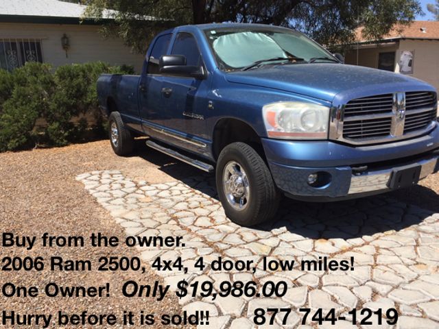 2006 Dodge Ram Pickup 2500 SLT, Patriot Blue Pearlcoat/Bright Silver Metallic Clearcoat (Blue), 4 Wheel