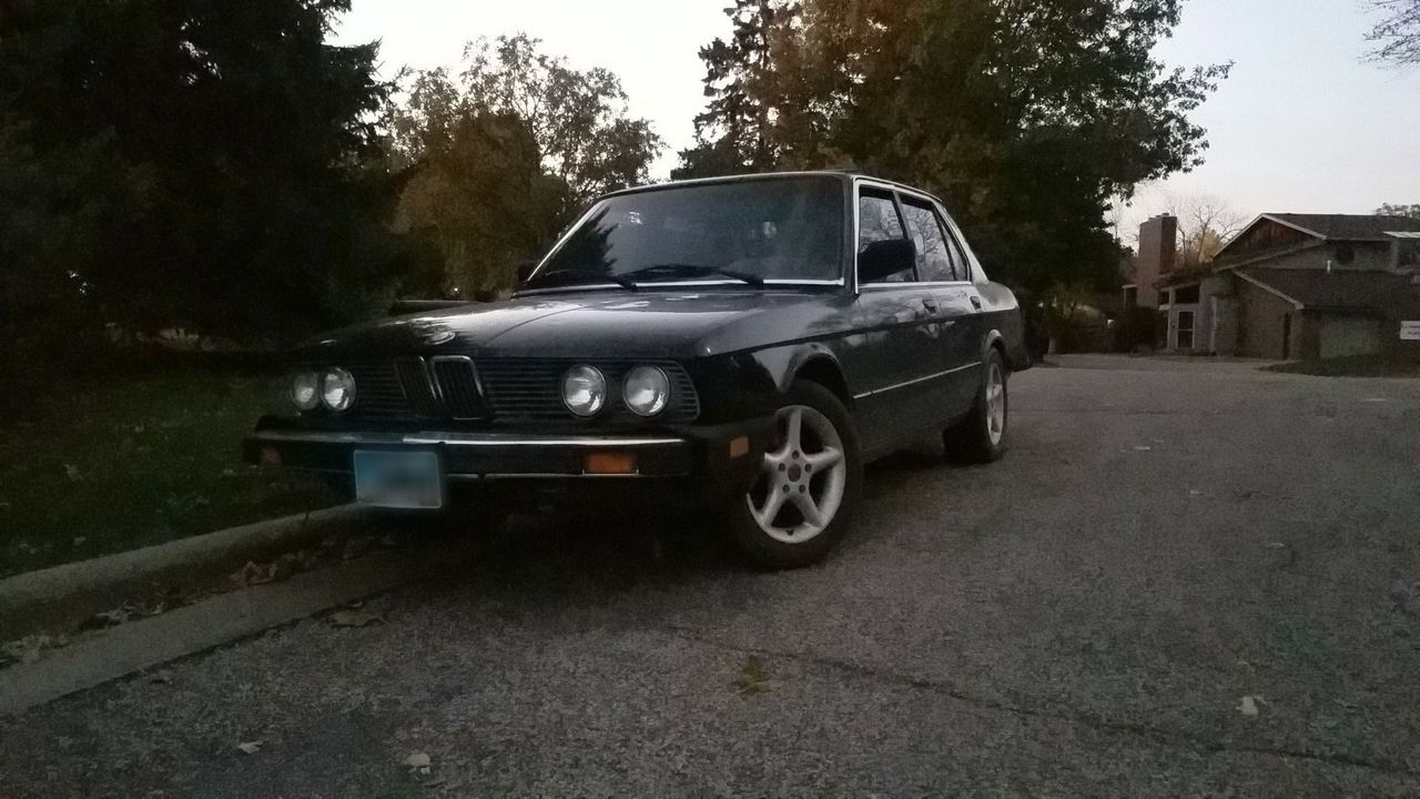 1986 BMW 5 Series 535i | Sioux Falls, SD, Black, Rear Wheel