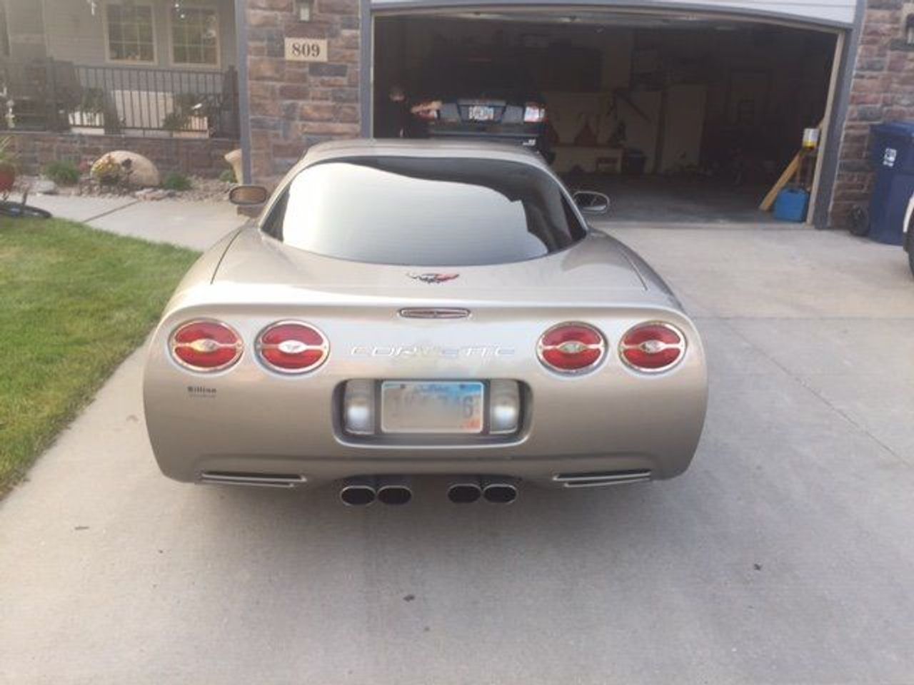 1998 Chevrolet Corvette Base | Sioux Falls, SD, Light Gray, Rear Wheel