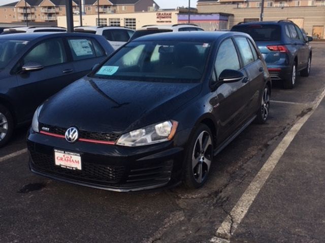 2017 Volkswagen GTI autobahn, Black, Front Wheel