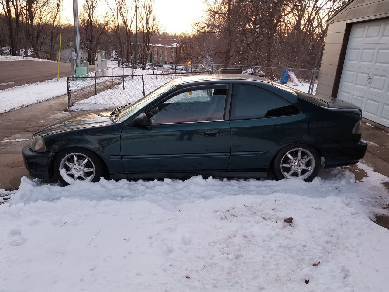 1998 Honda Civic EX | Sioux Falls, SD, Dark Green Pearl Metallic (Green), Front Wheel