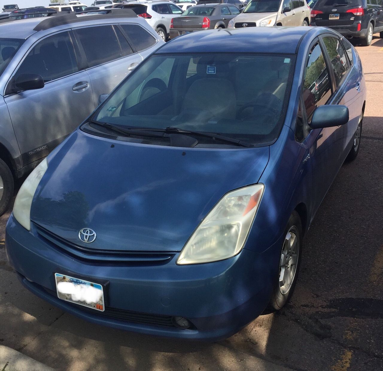 2005 Toyota Prius Base | Sioux Falls, SD, Seaside Pearl (Blue), Front Wheel