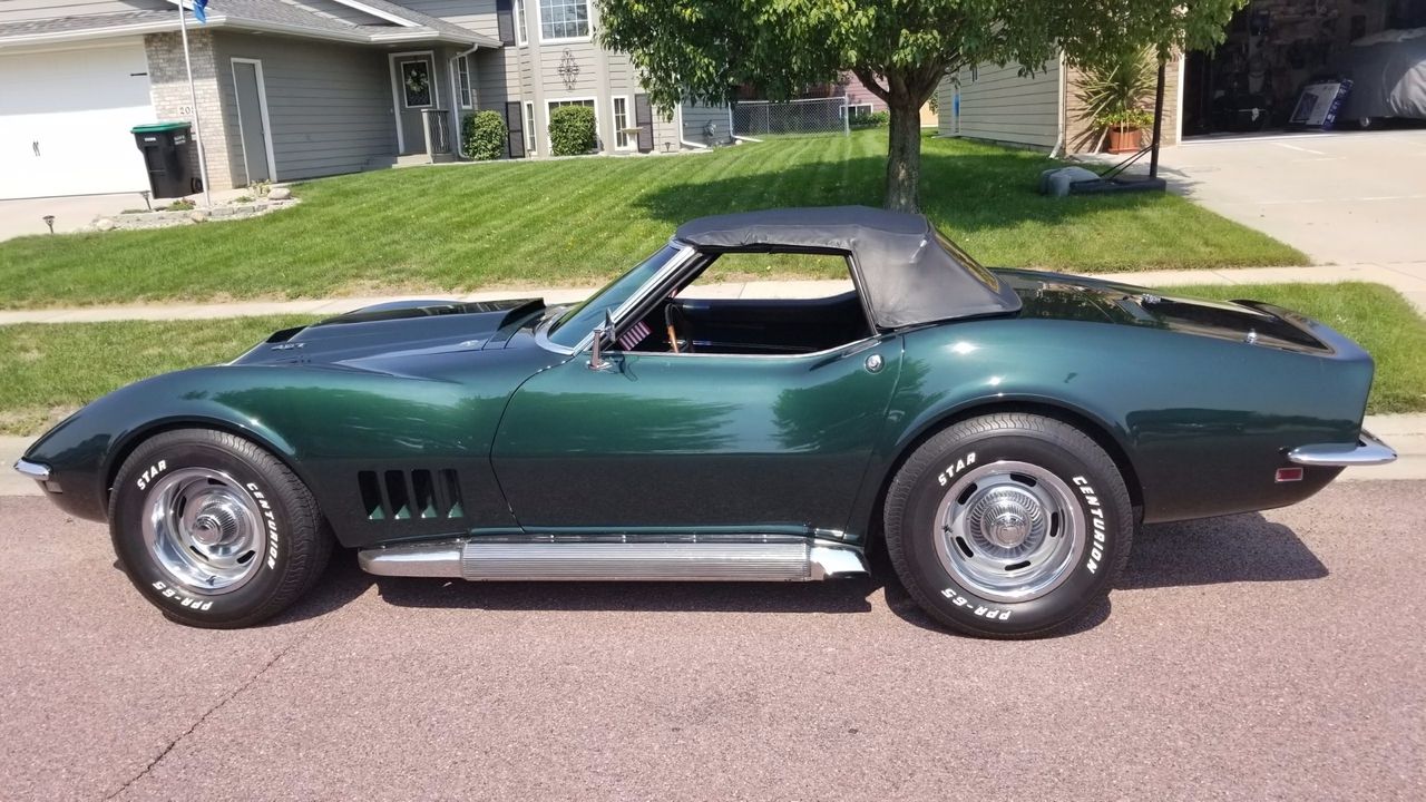 1968 Chevrolet Corvette | Brandon, SD, Dark Green, Rear Wheel