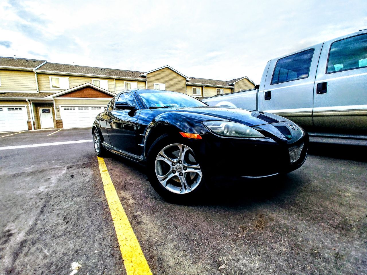 2007 Mazda RX-8 Sport | Sioux Falls, SD, Brilliant Black Clearcoat (Black), Rear Wheel