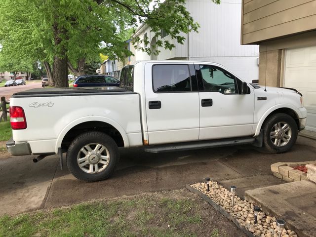2004 Ford F-150 Lariat, Oxford White Clearcoat (White), 4 Wheel
