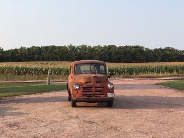 1948 Dodge, Red & Orange